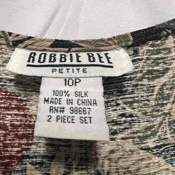 Robbie Bee Women's Silk Vintage Midi Tank Dress Size 10 Petite - Picture 2 of 10